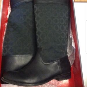 Coach riding boots